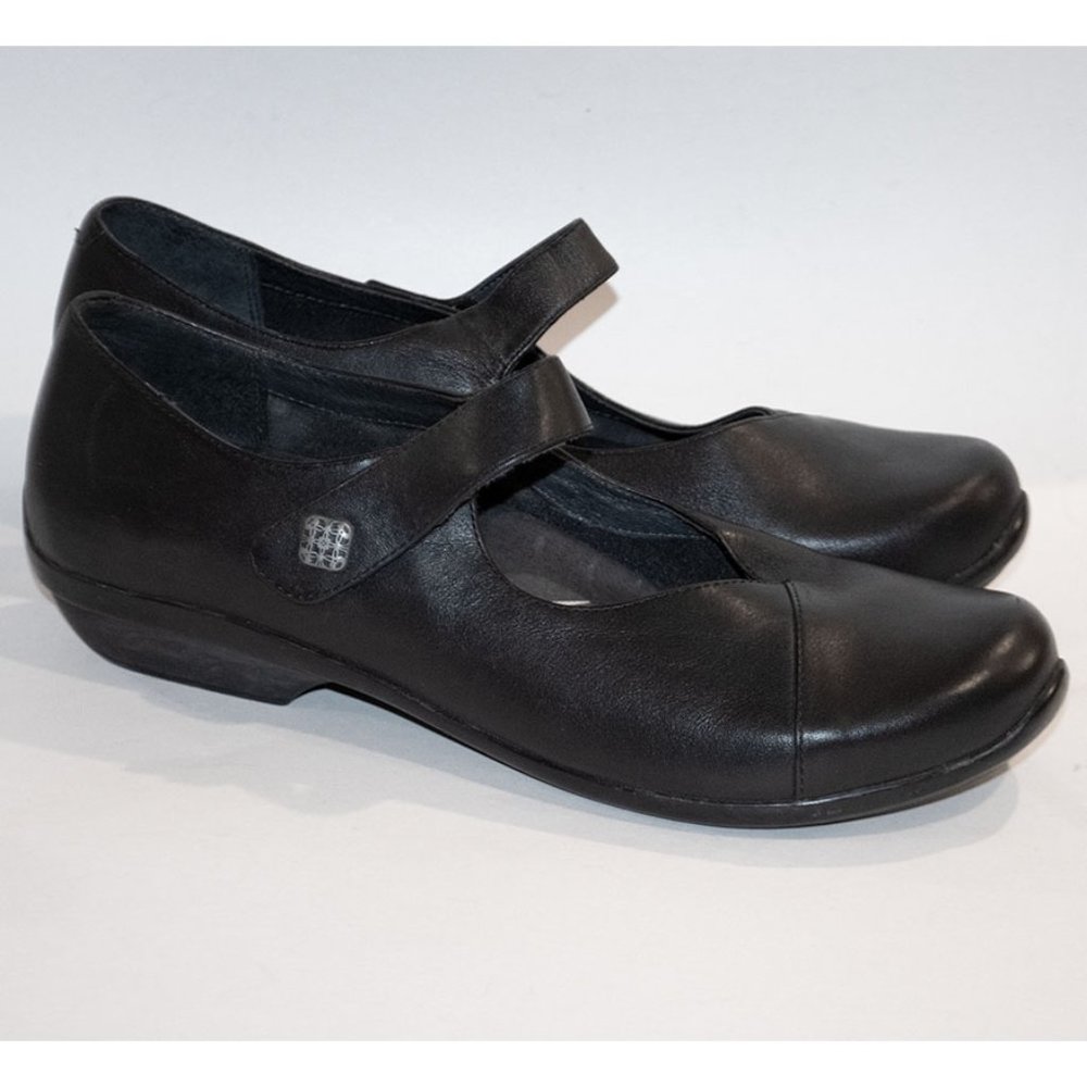 Dansko Nappal Opal Black Leather Mary Jane Shoes Comfort/Professional
